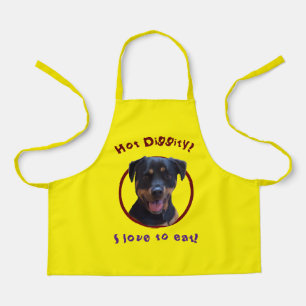 Tablier Joyeux Rottweiler Apron amoureux de la famille