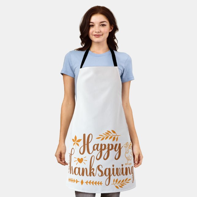 Tablier Joyeux Thanksgiving (Porté)