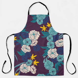 Tablier jungle florale avec serpents sans soudure motif, t