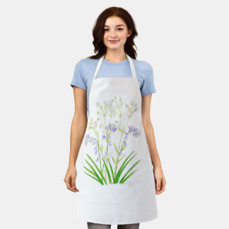 Tablier jupon de campanules et de stitchwort
