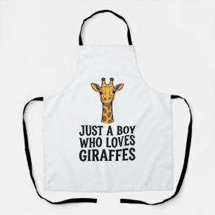 Tablier Juste un garçon qui aime les girafes T-shirt giraf