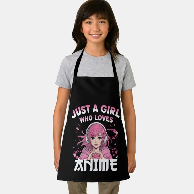 Tablier Juste une fille qui aime l'anime (Insitu)