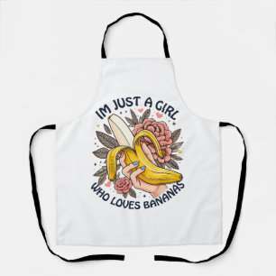 Tablier Juste une fille qui aime les bananes
