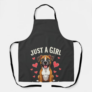Tablier Juste une fille qui aime les Boxers