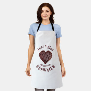 Tablier Juste une fille qui aime les brownies
