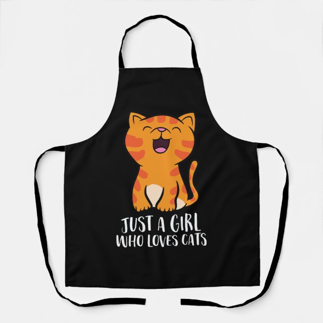 Tablier Juste une fille qui aime les chats Pullover (Recto)