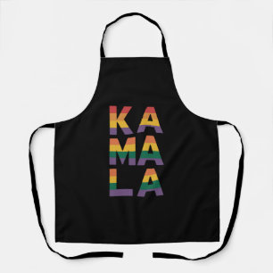 Tablier Kamala Harris 2024 Drapeau Arc-en-ciel Fierté Gay
