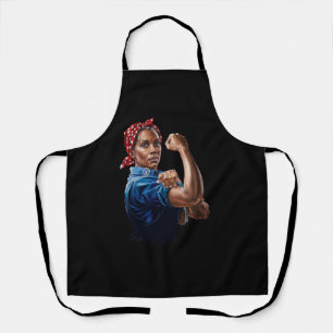 Tablier Kamala Harris 2024 Rosie la riveteuse Chat sans en