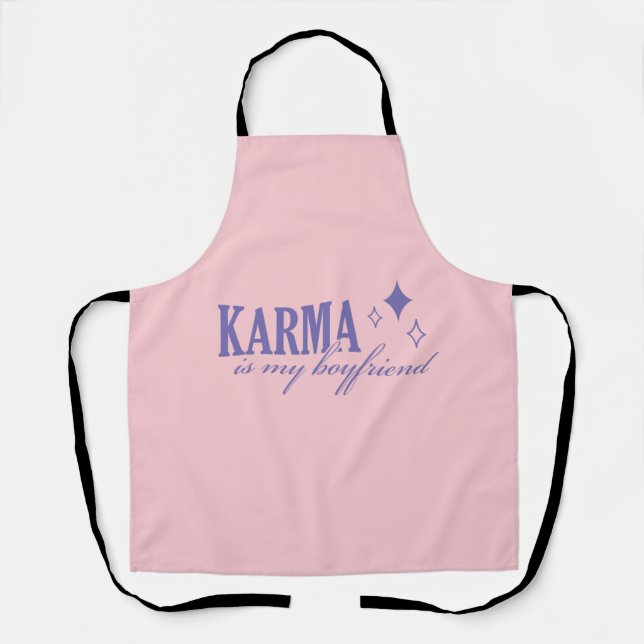 Tablier Karma est mon petit ami (Recto)
