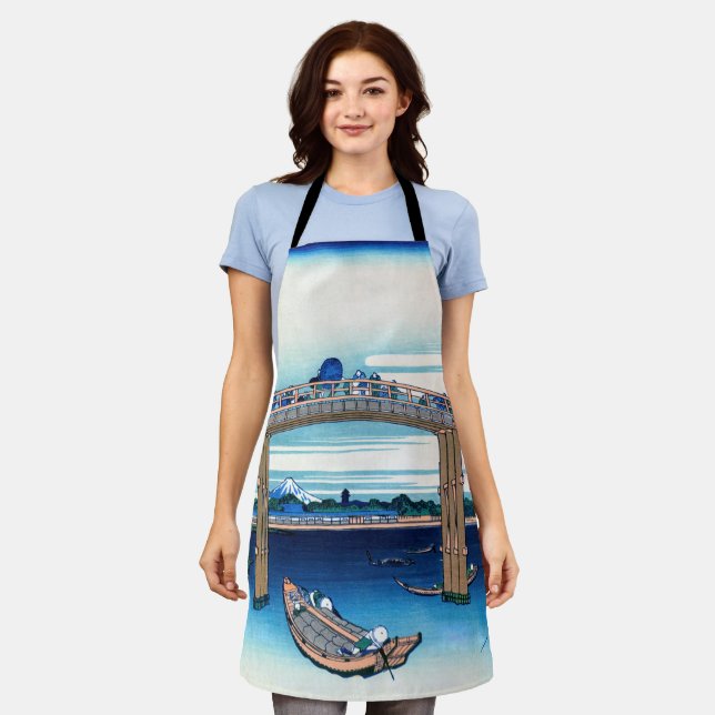 Tablier Katsushika Hokusai (Porté)