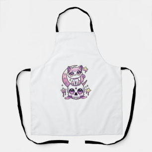 Tablier Kawaii Chat gothique Pastel Gothique Chat gothique