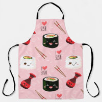 Kawaii Sushi Motif rose clair