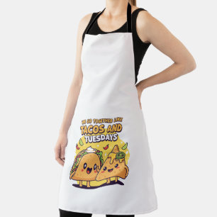 Tablier Kawaii Taco & Nacho Nous allons ensemble comme d