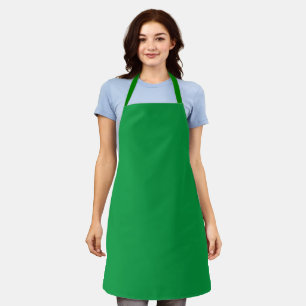 Tablier Kelly Vert couleur solide