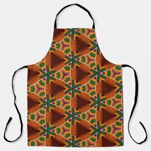 Tablier Kente Géométrie Kwanza Afrocentric