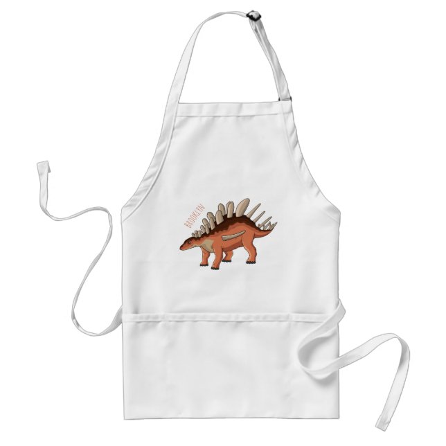 Tablier Kentrosaurus cartoon illustration (Devant)
