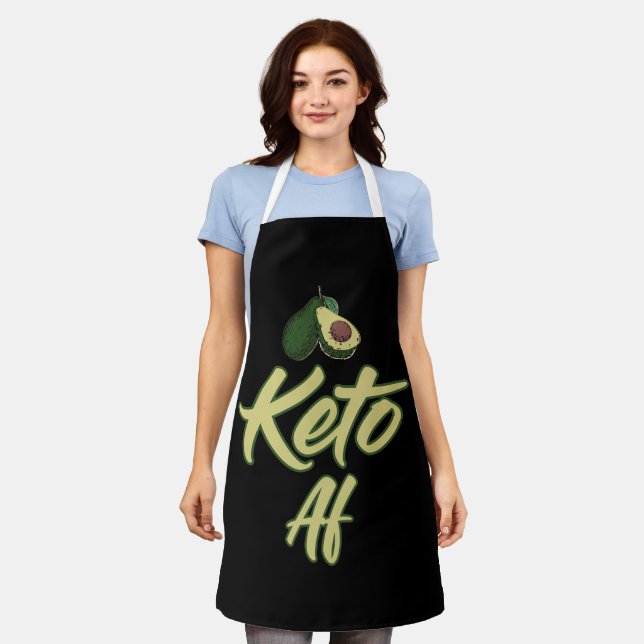 Tablier Keto AF Avocado (Porté)