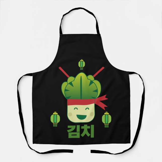 Tablier Kimchi Nourriture Asiatique   (Recto)