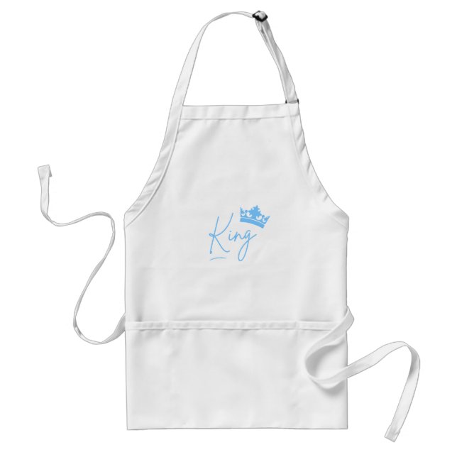 Tablier King Apron - cadeau de cuisson (Devant)
