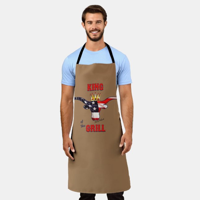 Tablier King Of The Grill - Comical Steer (Porté)