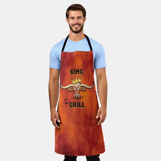 Tablier King Of The Grill - Comical Steer (Porté)