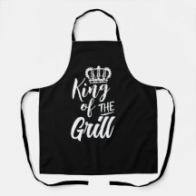 King of the Grill Drôle Aprons pour hommes - Humou