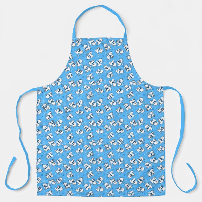Tablier KiniArt Chatons blancs (Recto)