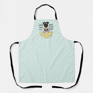 Tablier KiniArt Schnauzer Life Lemons