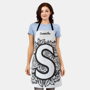 Tablier Kiss Cuisinier Cuisinier Cuisine BBQ Baker Monogra