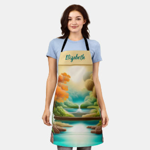 Tablier Kiss Cuisinier Cuisinier Cuisine BBQ Baker Nature