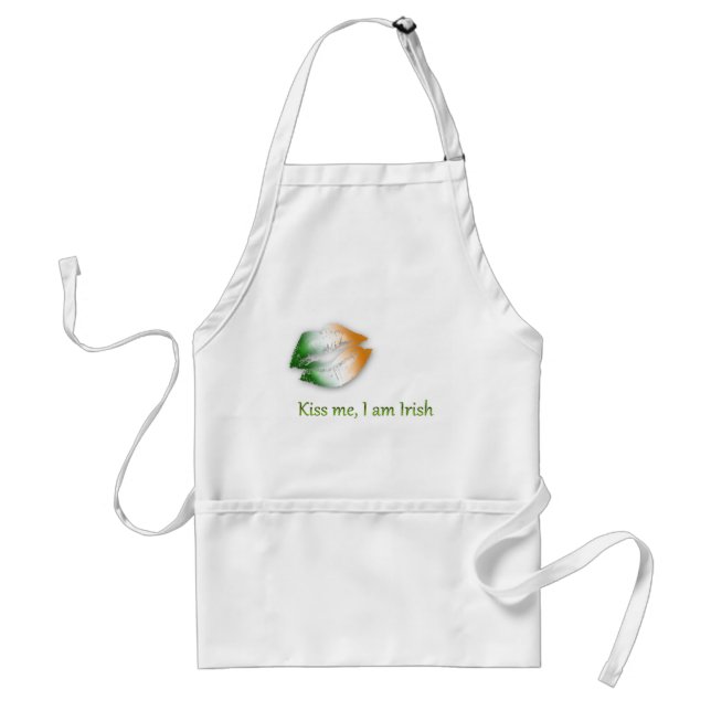 Tablier Kiss Me I am Irish - Apron (Devant)