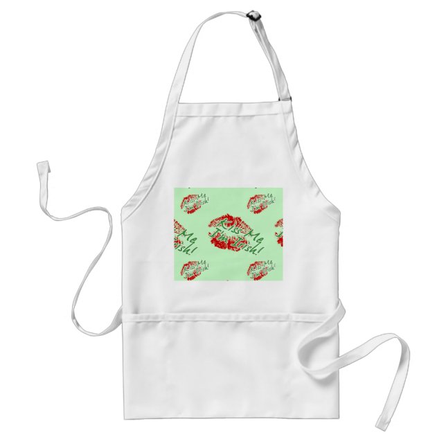Tablier Kiss Me I m Irish Apron (vert) (Devant)