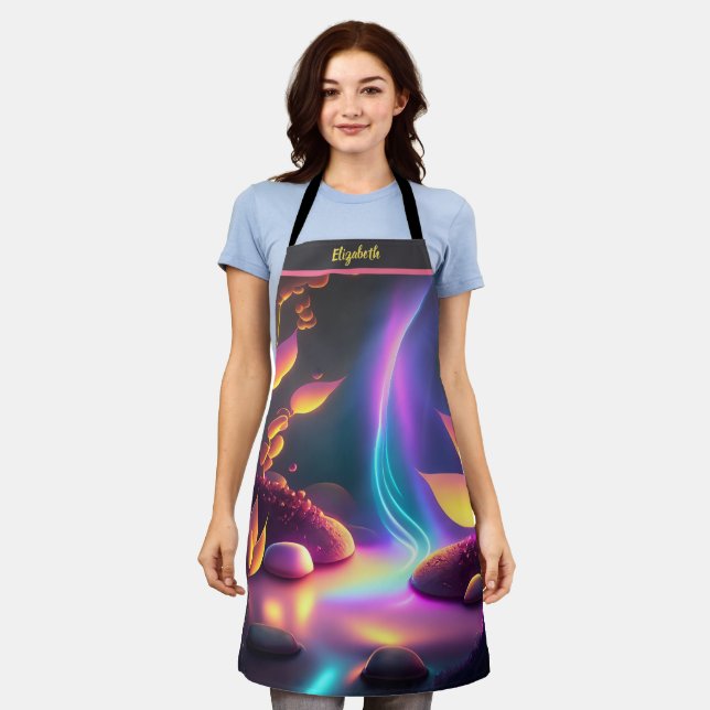 Tablier Kiss The Cook Food Chef Cuisine BBBQ Baker Imagina (Porté)