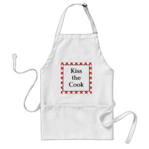 Tablier Kiss the Cook Kitchen Custom Retro Saying