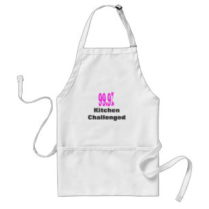 Tablier Kitchen Challenged Apron For the Bad Cook !
