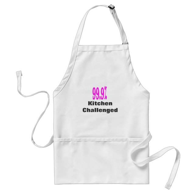 Tablier Kitchen Challenged Apron For the Bad Cook ! (Devant)
