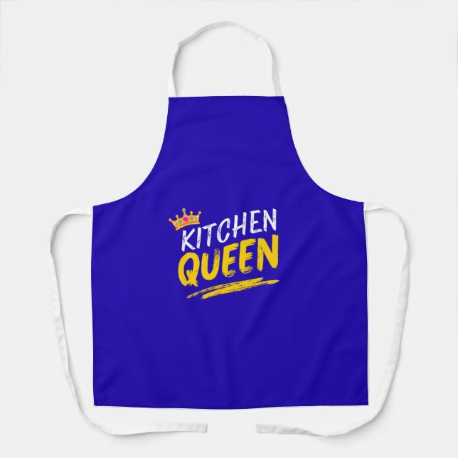 Tablier Kitchen Queen Apron All-Over Print Apron (Recto)