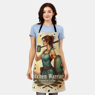 Tablier Kitchen Warrior: Empowering Coffee-Fueled Culinary