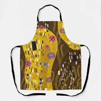 Tablier Klimt Inspiré Or Motif Art Nouveau Le Baiser