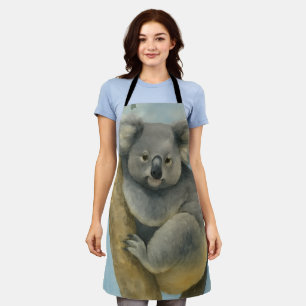 Tablier Koala Calm - Aquarelle Faune