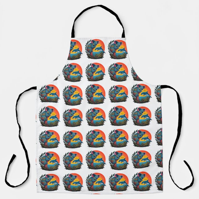 Tablier Koala et Dolphin (Recto)