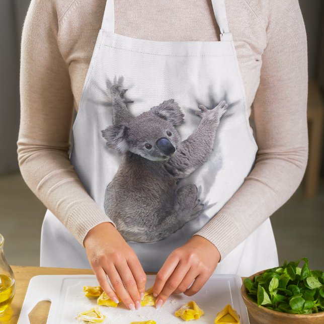 Tablier Koala Hang Sur Le Dos Cute Ours Australie Animal (Créateur téléchargé)