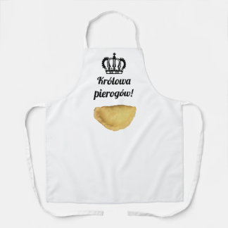 Tablier królowa pierogów - dumplings reine apron polonais