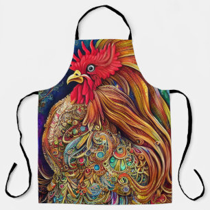Tablier La beauté du régal d'un coq