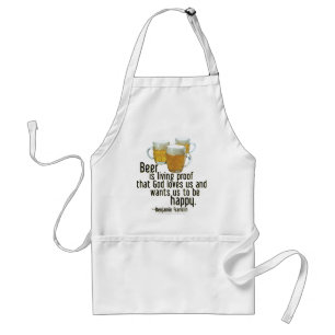 Tablier La bière est preuve (Franklin)
