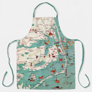 Tablier La carte illustrée de Outer Banks