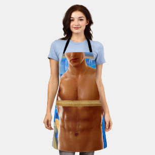Tablier La chemise de SlipperyJoe homme musclé imberbe poi