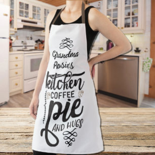 Tablier La cuisine de grand-mère   Tarte de café personnal