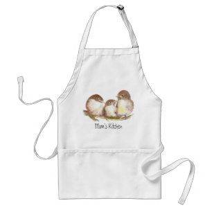 Tablier La cuisine de la maman, famille mignonne des