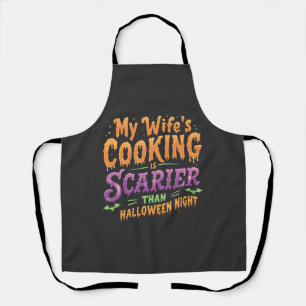 Tablier La cuisine de ma femme est plus effrayante qu'Hall